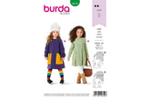 Schnittmuster burda kids - Kleid 9310